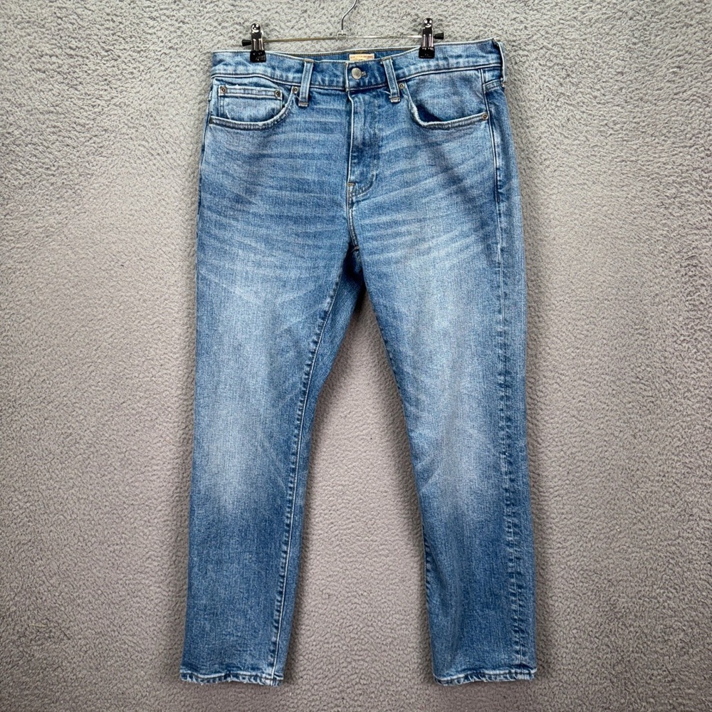 J Crew Jeans Mens 31x30 Blue 770 Japanese Kaihara Denim Straight Preppy Indigo